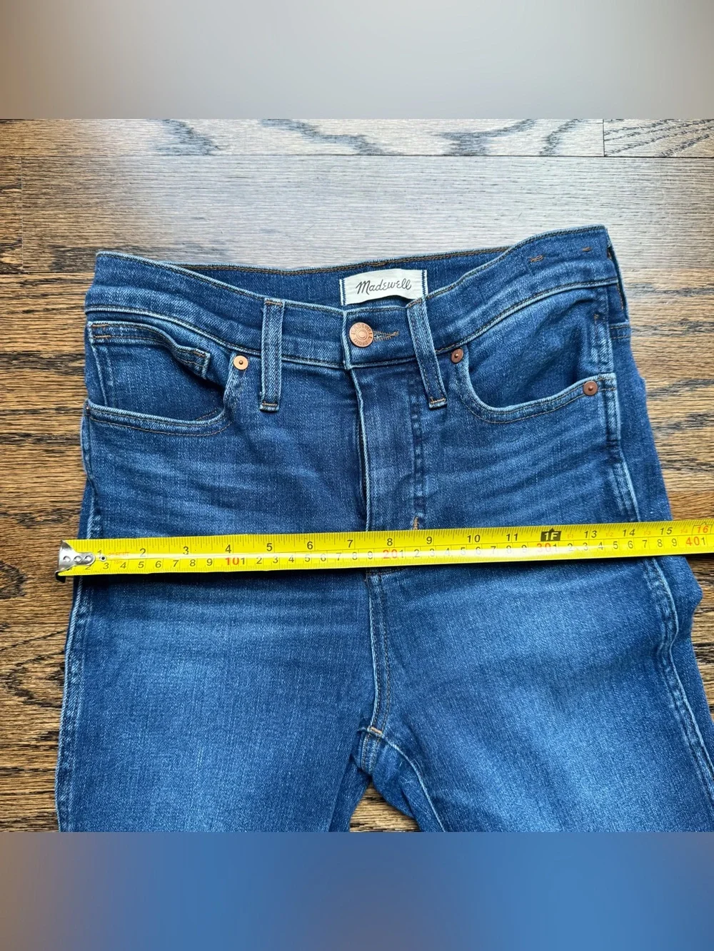 Madewell Women's Stovepipe Jeans Size 26 Medium Wash - Picture 9 of 12